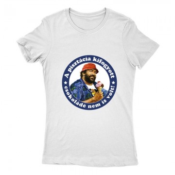 A pisztácia kifogyott, csokoládé nem is volt (color) Női Póló