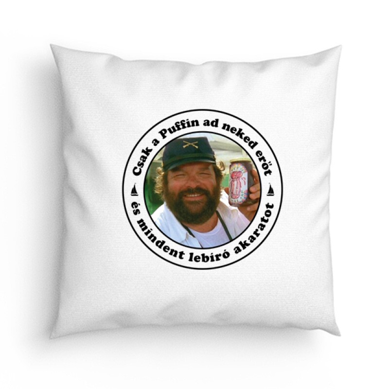 Csak a puffin ad neked erőt ... Párna