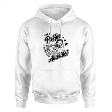Csak a puffin ad neked erőt (ököl) Unisex Kapucnis Pulcsi