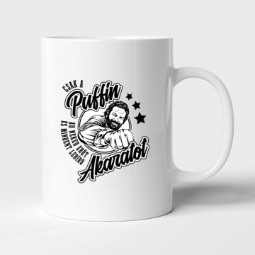 Csak a puffin ad neked erőt (ököl) Bögre