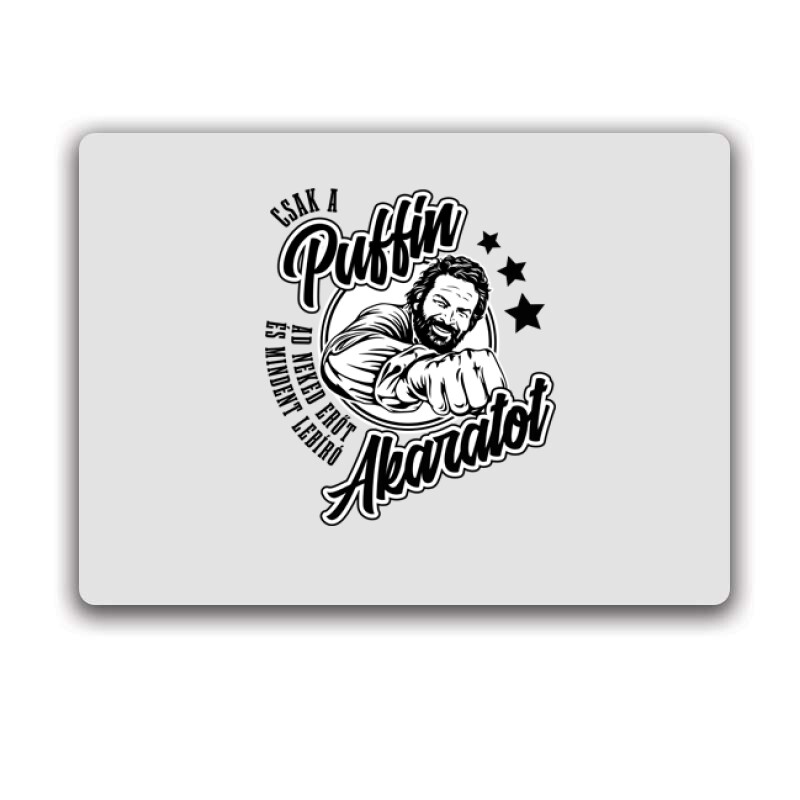 Csak a puffin ad neked erőt (ököl) Egérpad