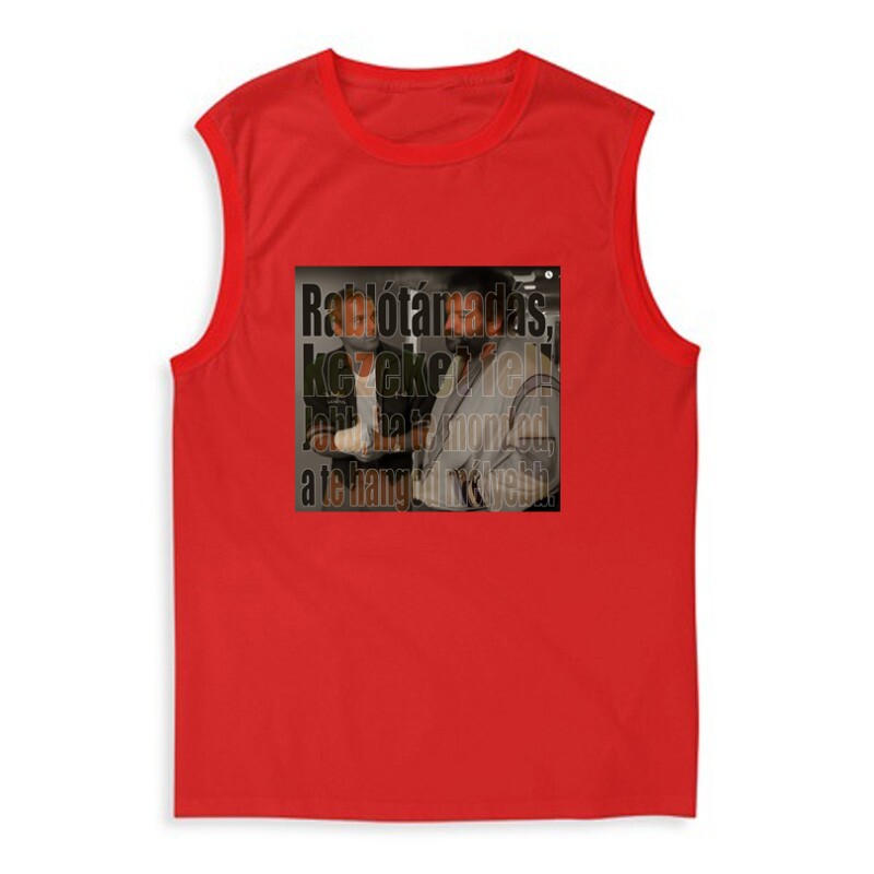 Rablótámadás, kezeket fel! Férfi Trikó