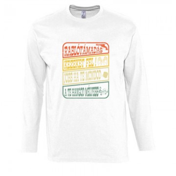 Rablótámadás, kezeket fel! (kopott) Hosszú Ujjú Póló