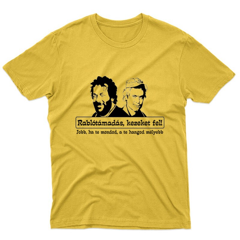 Rablótámadás, kezeket fel! (two face) Unisex Póló