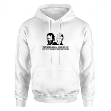 Rablótámadás, kezeket fel! (two face) Unisex Kapucnis Pulcsi
