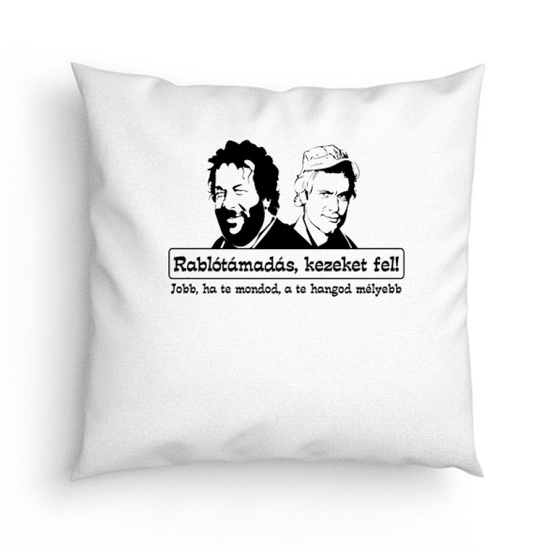 Rablótámadás, kezeket fel! (two face) Párna