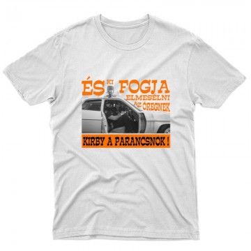 Kirby a parancsnok! Unisex Póló