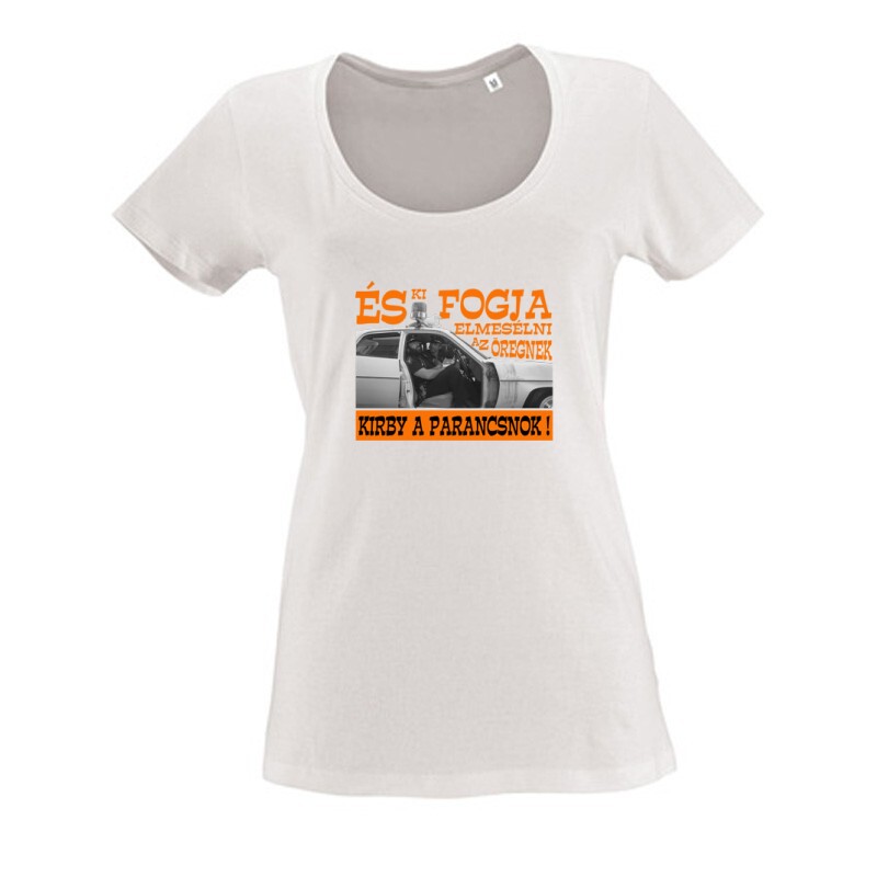 Kirby a parancsnok ! Női O Nyakú Póló