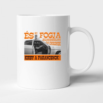 Kirby a parancsnok! Bögre