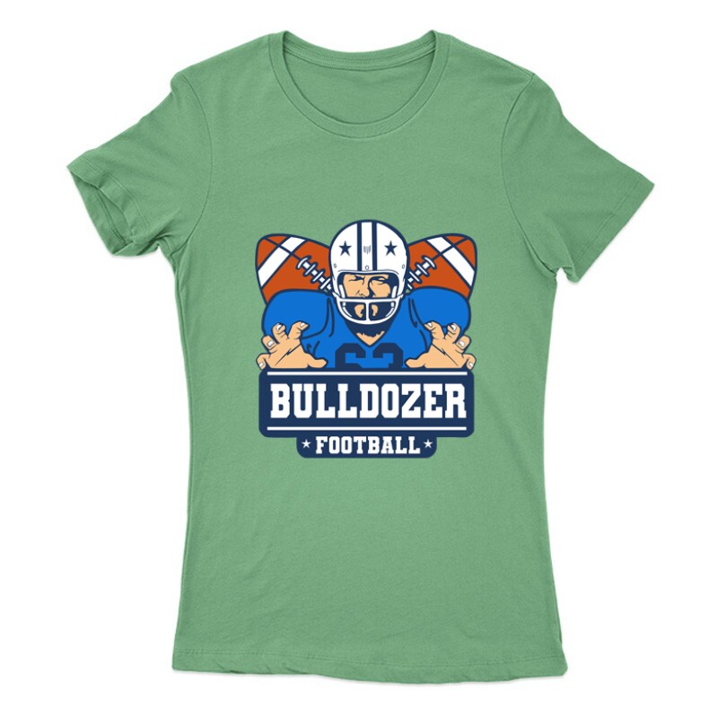Bulldozer Football Női Póló