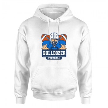 Bulldozer Football Unisex Kapucnis Pulcsi