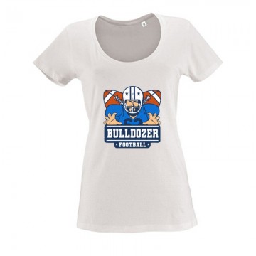 Bulldozer Football Női O Nyakú Póló
