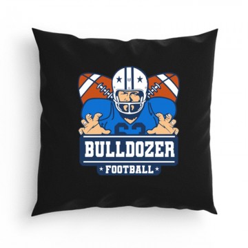 Bulldozer Football Párna