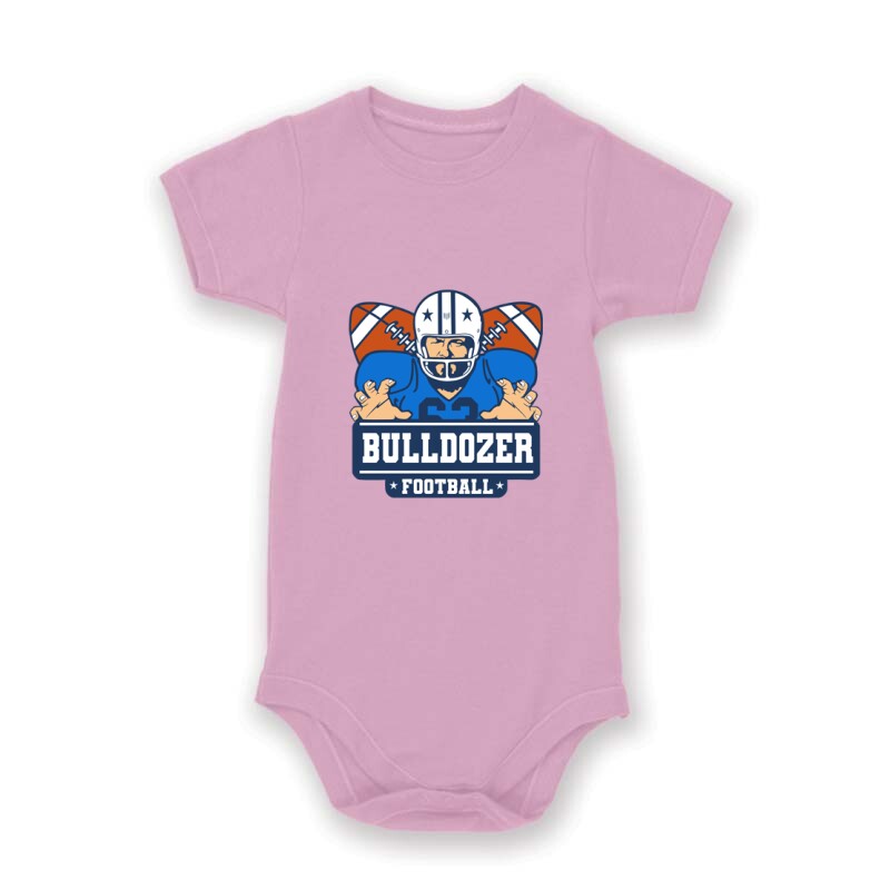 Bulldozer Football Baby Body