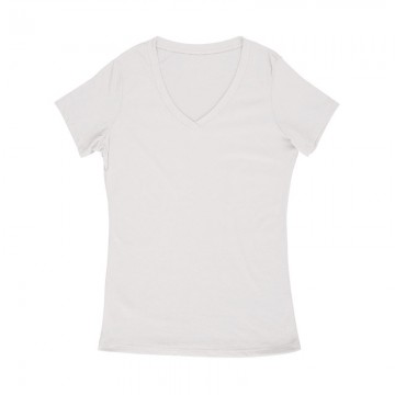 Tervezhető Női V Nyakú Póló Női V Kivágott póló