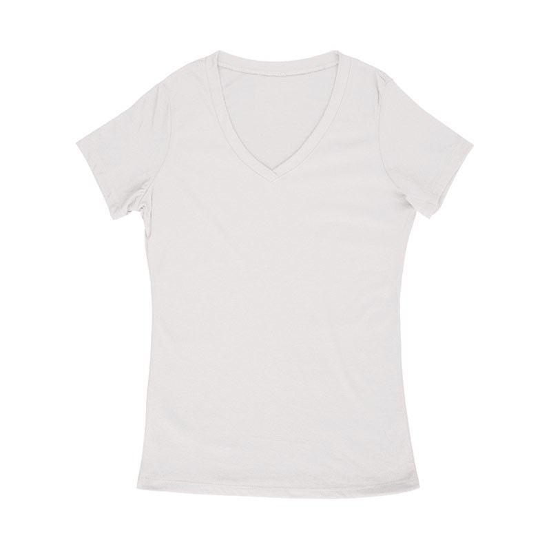 Tervezhető Női V Nyakú Póló Női V Kivágott póló
