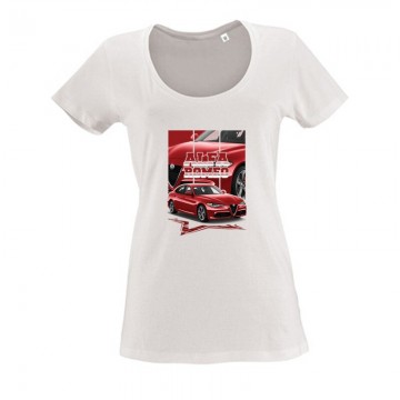 Alfa Romeo Color Női O Nyakú Póló