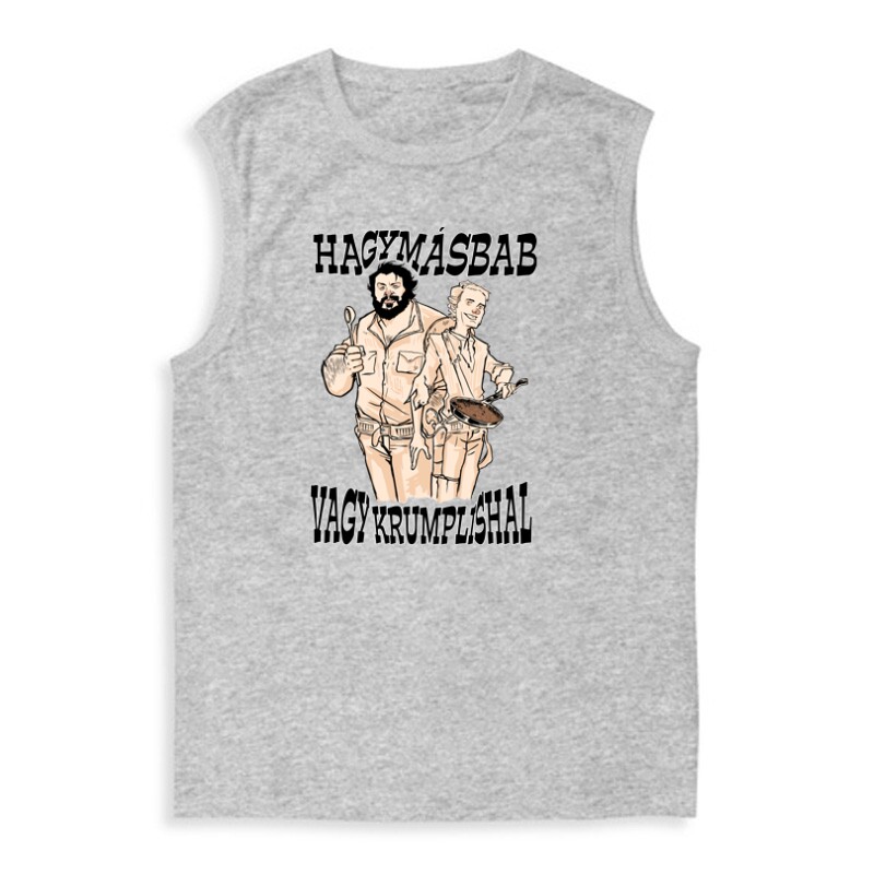 Hagymásbab vagy krumplishal western Férfi Trikó