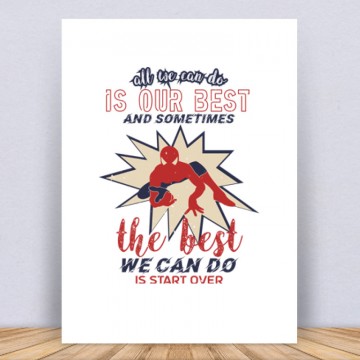 Start over Vászonkép