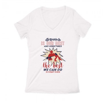 Start over Női V Kivágott póló