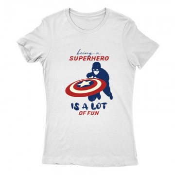 Being a superhero Női Póló