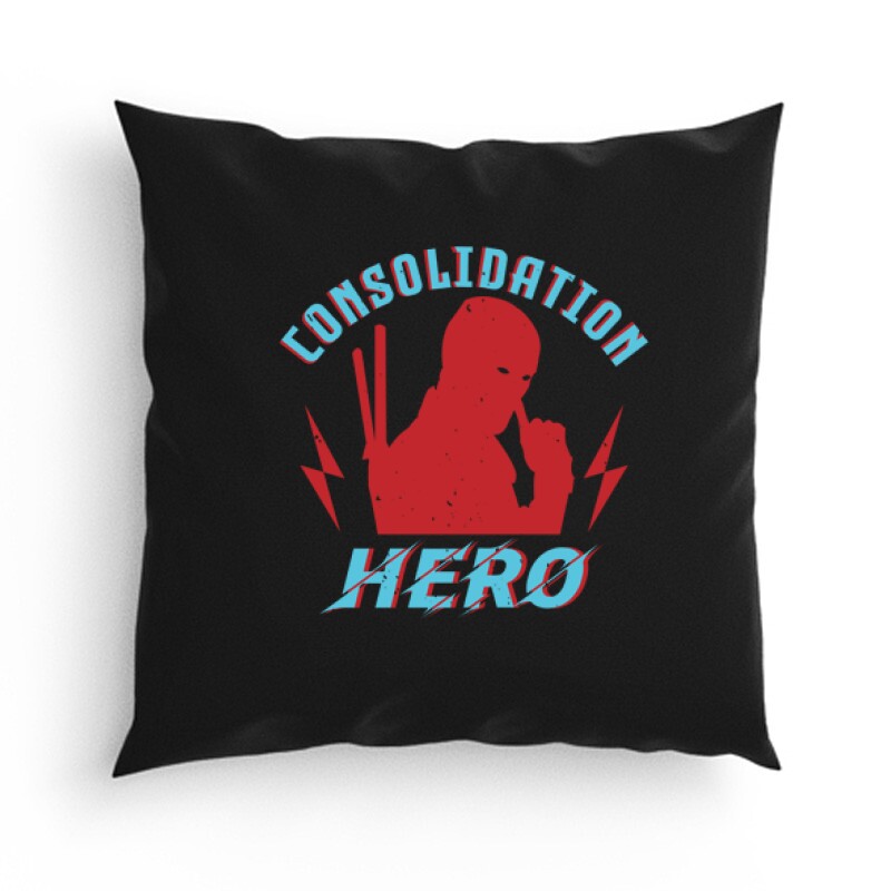 Consolidation hero Párna