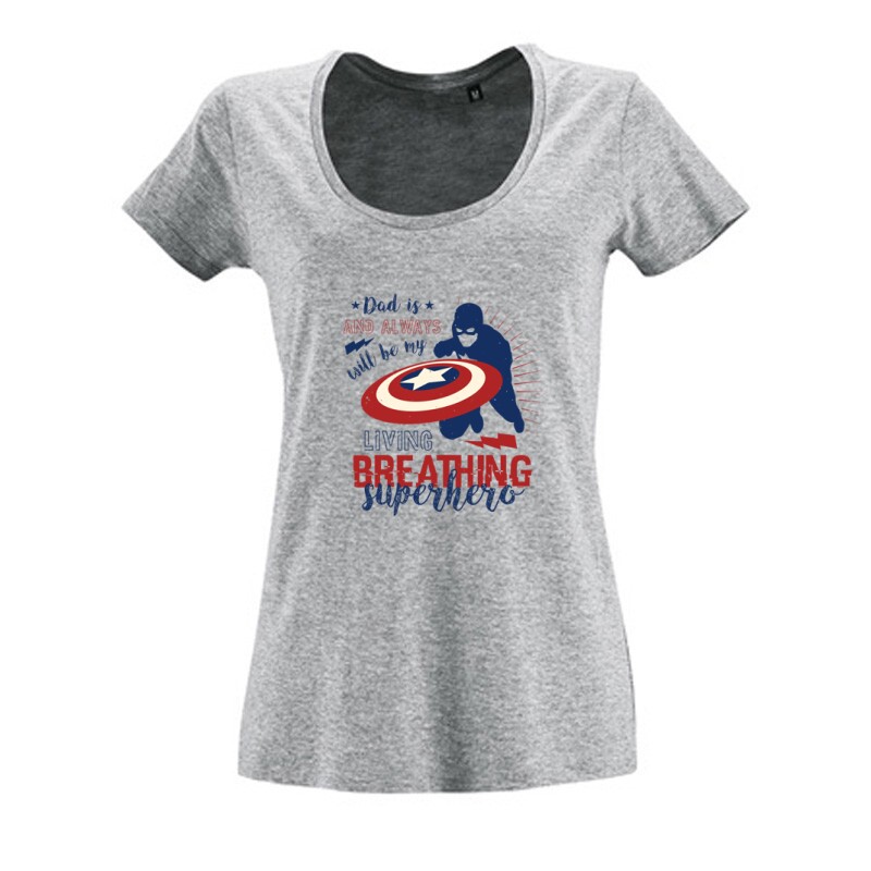 Dad is and always will be Női O Nyakú Póló