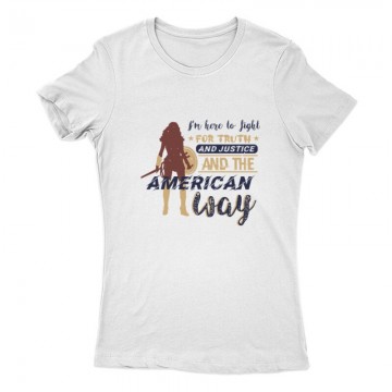 I’m here to fight for truth Női Póló