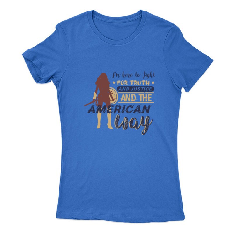 I’m here to fight for truth Női Póló