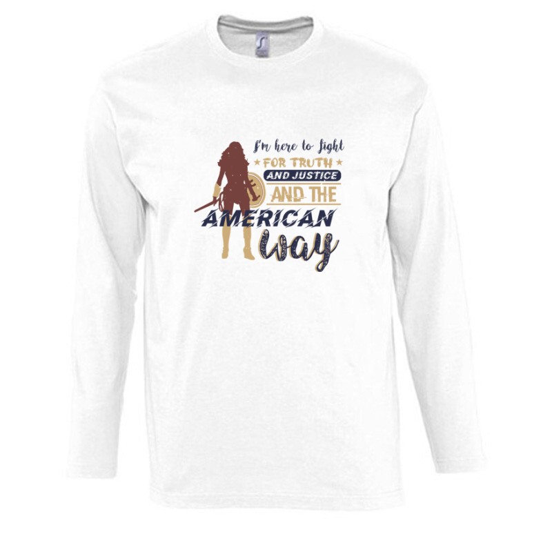 I’m here to fight for truth Hosszú Ujjú Póló