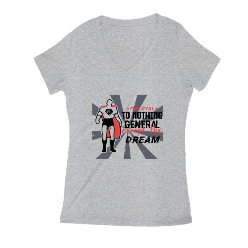 I’m loyal to nothing, General Női V Kivágott póló