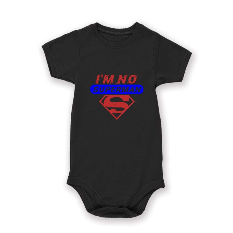 i’m no superman Baby Body