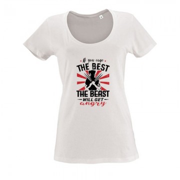 If you cage the best Női O Nyakú Póló