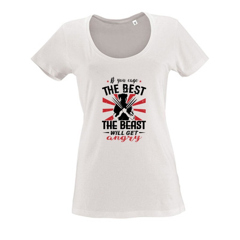 If you cage the best Női O Nyakú Póló