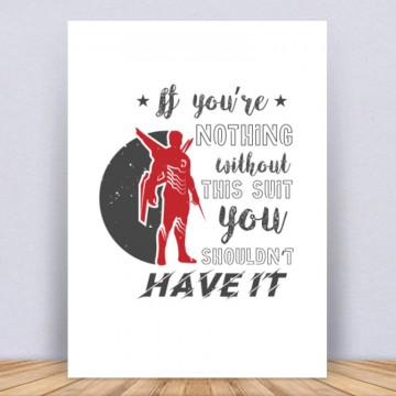 If you’re nothing without Vászonkép