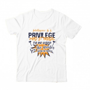 Intelligence is a privilege Gyermek Póló