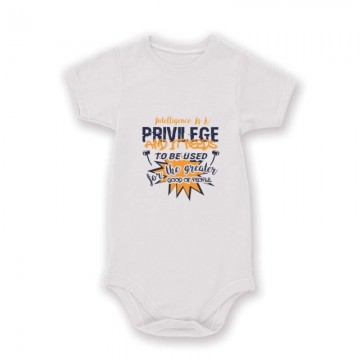 Intelligence is a privilege Baby Body