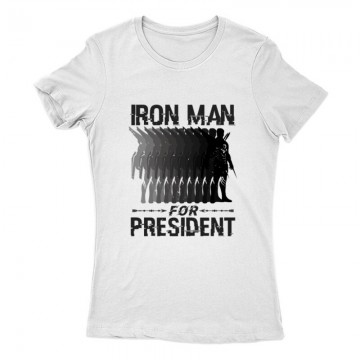 Iron man for president Női Póló