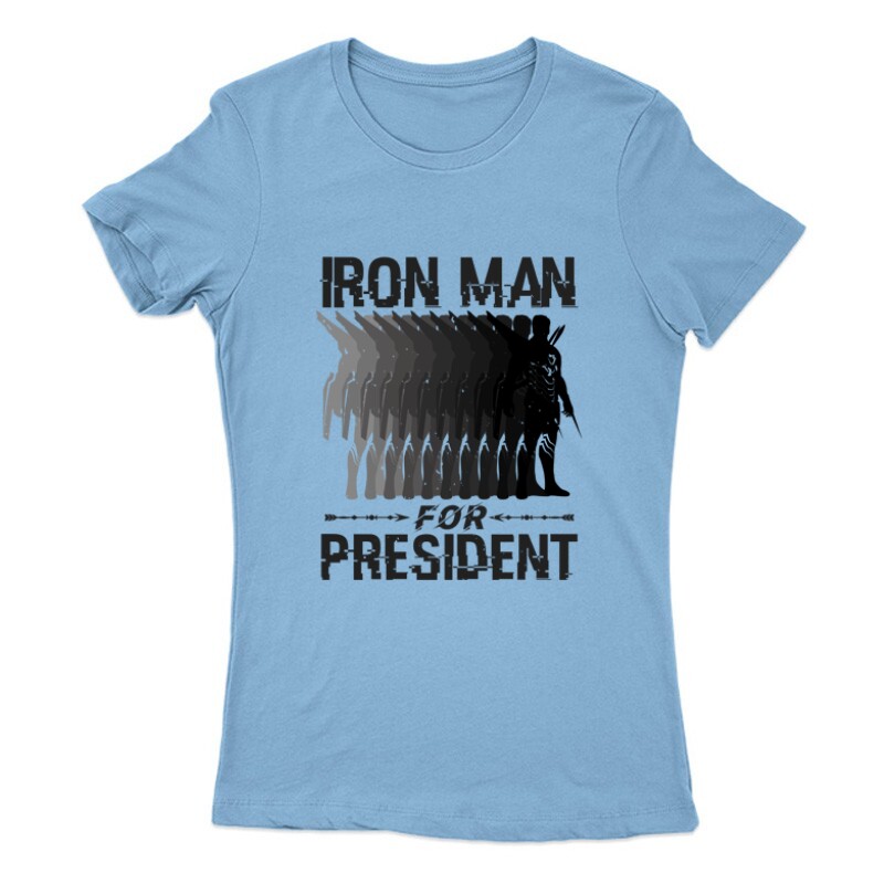 Iron man for president Női Póló