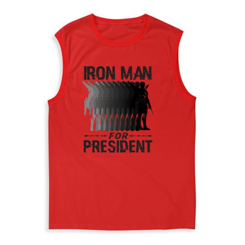 Iron man for president Férfi Trikó