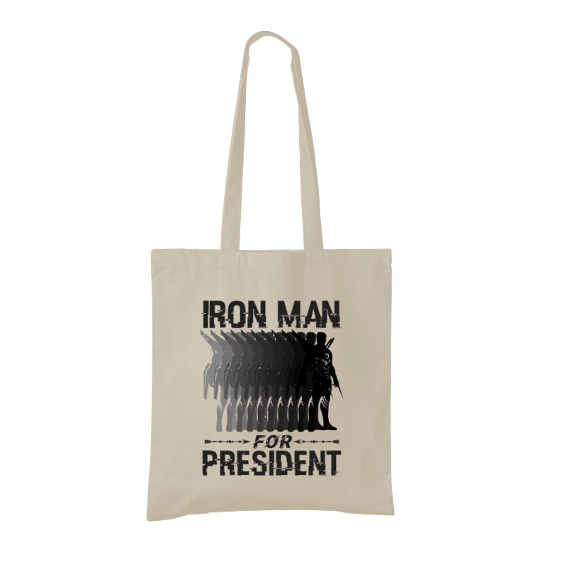 Iron man for president Bevásárló Táska