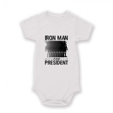 Iron man for president Baby Body
