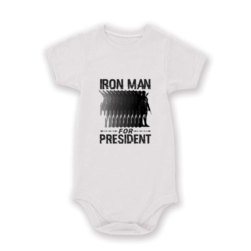 Iron man for president Baby Body