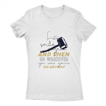 Listen, smile, agree Női Póló