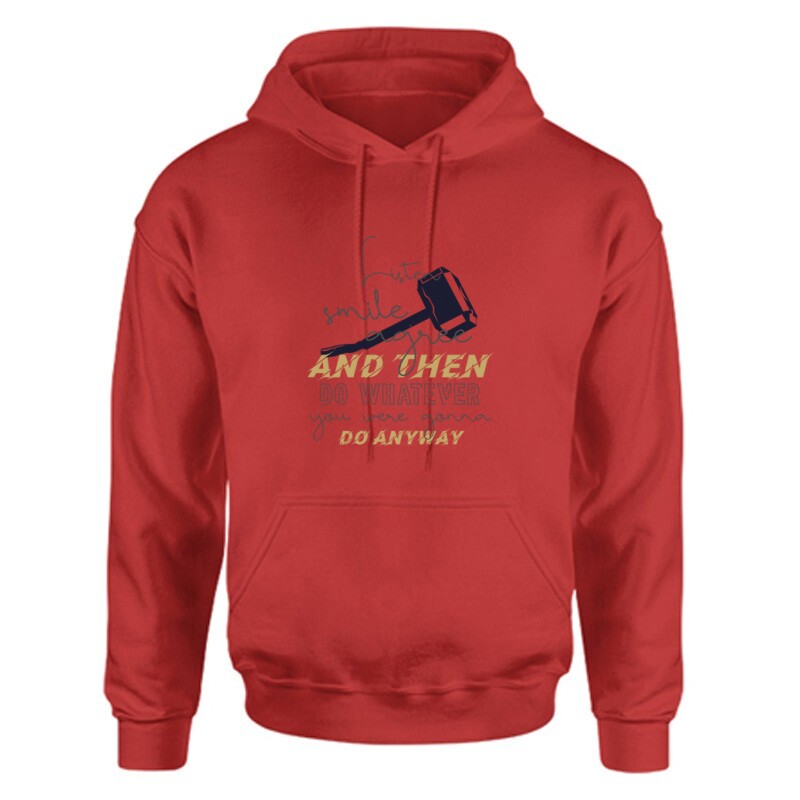 Listen, smile, agree Unisex Kapucnis Pulcsi