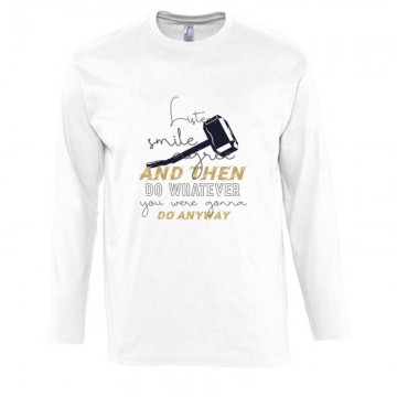 Listen, smile, agree Hosszú Ujjú Póló