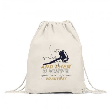 Listen, smile, agree Hátizsák