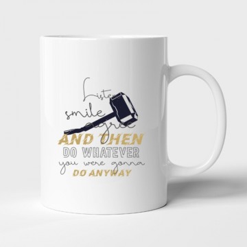 Listen, smile, agree Bögre