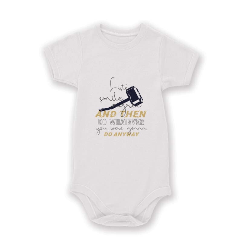 Listen, smile, agree Baby Body