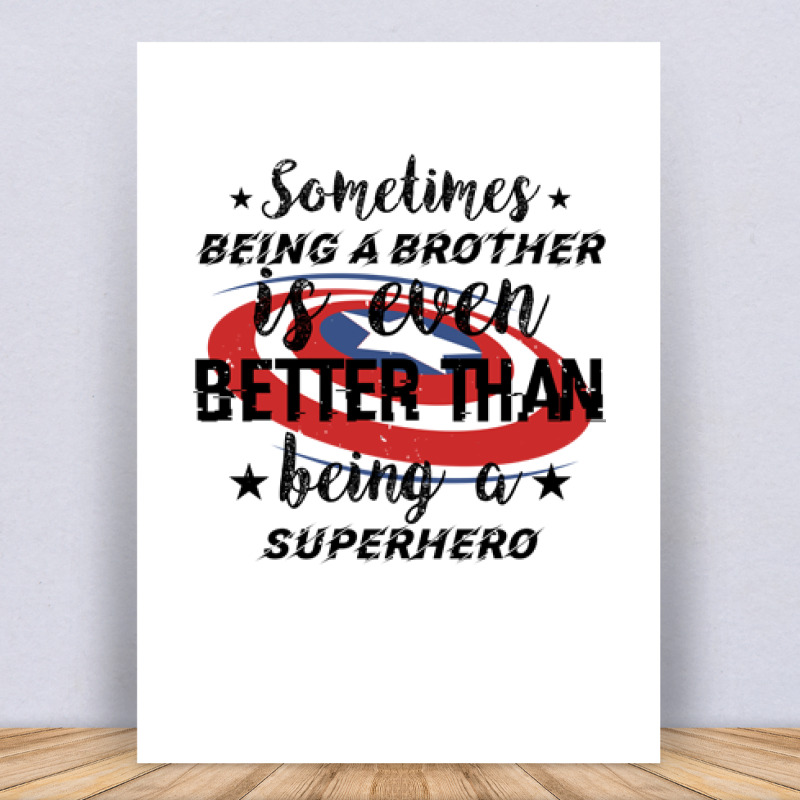 Sometimes being a brother Vászonkép